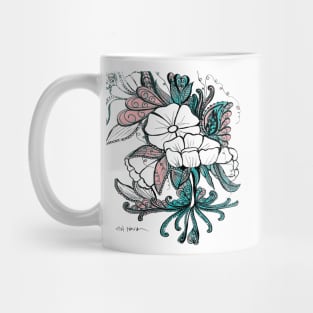 Flower Zen Tangle 2 Mug